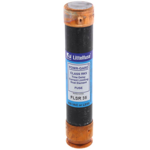 LITTELFUSE Littelfuse FLSR035 Dual Element Class RK5 Rejection Time Delay Fuse 35 Amp 600 Volt AC 300 Volt DC Powr-Gard