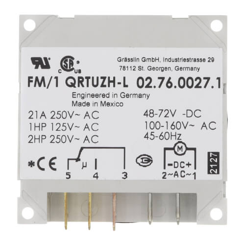 INTERMATIC Intermatic FM1QTUZH-120U 24-Hour Timer Module 21A SPDT 120V