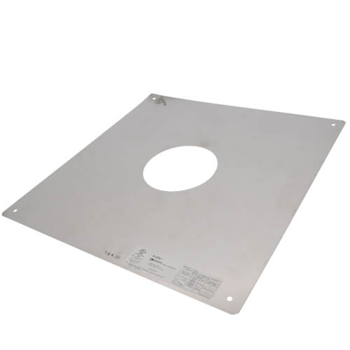 NORITZ Noritz FS4 4, 18 x 18, Stainless Steel, Vent Fire Stop for NR71/NR981/NR111/NC250