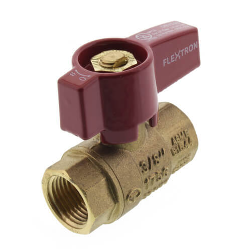 EVERFLOW Everflow FTGV-38F38F | 3/8 FIP x 3/8 FIP Gas Ball Valve | FTGV-38F38F