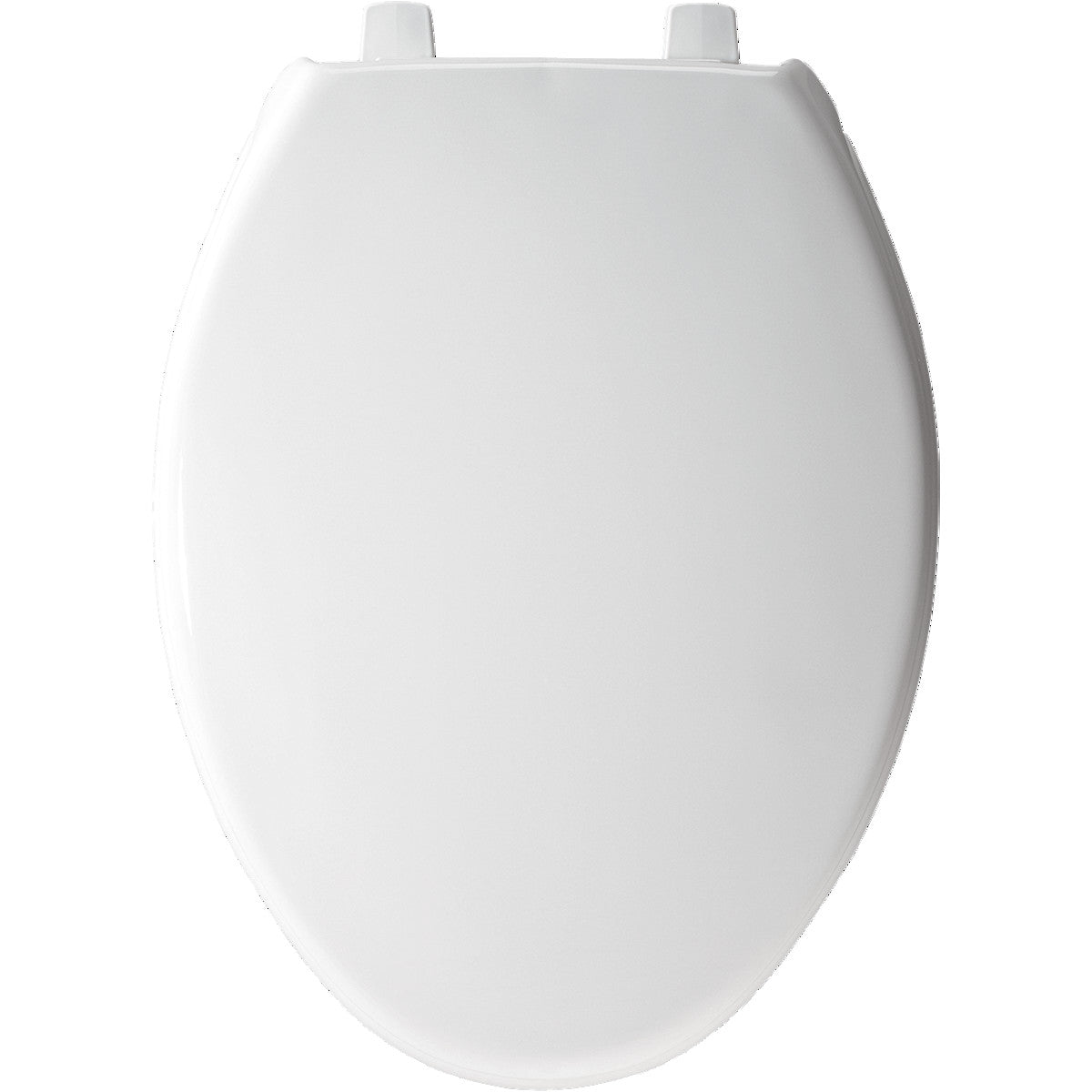 BEMIS Bemis 1900 000 Closed Front with Cover Elongated Heavy-Duty Toilet Seat in White