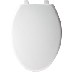 Bemis 1900 000 Closed Front with Cover Elongated Heavy-Duty Toilet Seat in White