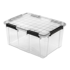 STERILITE Sterilite 39389004 80 Quart gasket box with lid (4/Carton)