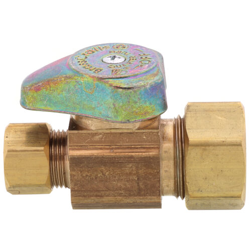 BRASSCRAFT BrassCraft G2CR14XR Compression x OD Compression Lever Handle Straight Supply Stop Valve