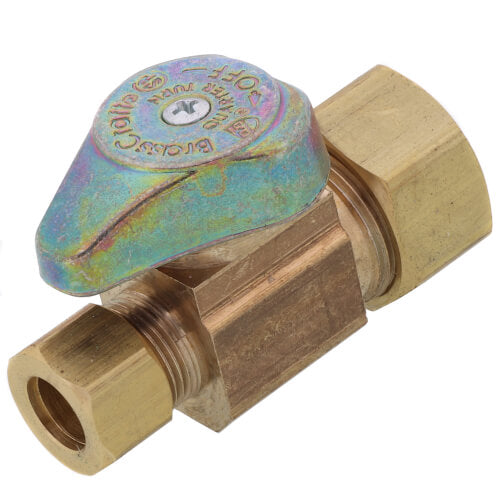 BRASSCRAFT BrassCraft G2CR14XR Compression x OD Compression Lever Handle Straight Supply Stop Valve