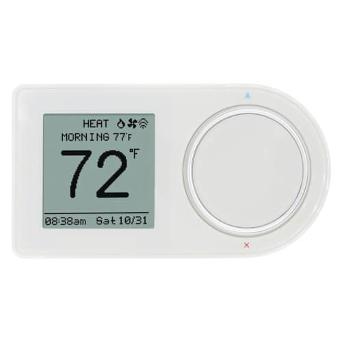 LUX Lux GEO-WH-003 Heating and Cooling WiFi Thermostat Dual Mount