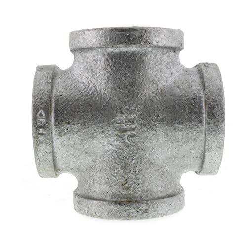 EVERFLOW Everflow GMCR0112 | 1-1/2 Galvanized Cross | Replacement MPN GMCR0112