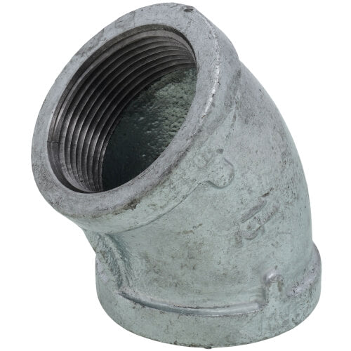 EVERFLOW Everflow GMFF0112 1-1/2 Galvanized Elbow 45 | Replacement MPN: GV45E150