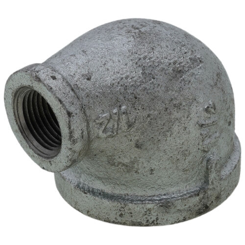 EVERFLOW Everflow GMRL1120 1-1/2 X 1/2 Galvanized Reducing Elbow