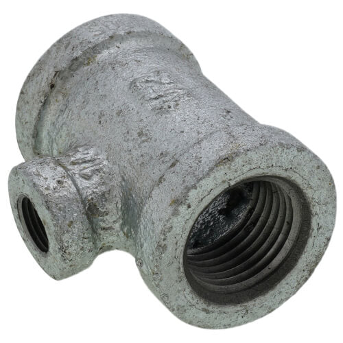 EVERFLOW Everflow GMRT0120 | 1/2 x 1/8 Galvanized Reducing Tees 2 Sizes | GMRT0120