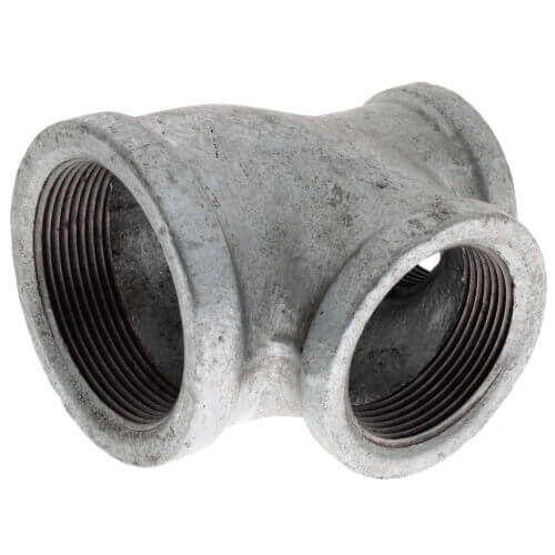 EVERFLOW Everflow GMRT0346 3/4 X 1/2 X 1 Galvanized Reducing Tee
