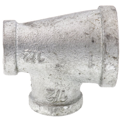 EVERFLOW Everflow GMRT1003 1 X 1/2 X 1/2 Galvanized Reducing Tee