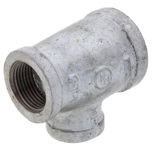 EVERFLOW Everflow GMRT1006 | 1 X 3/4 X 1/2 Galvanized Reducing Tee 3 Sizes |