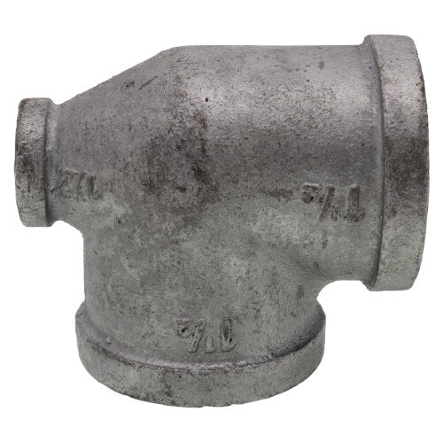 EVERFLOW Everflow GMRT1208 | 1-1/2 x 1/2 x 1-1/2 Galvanized Reducing Tee