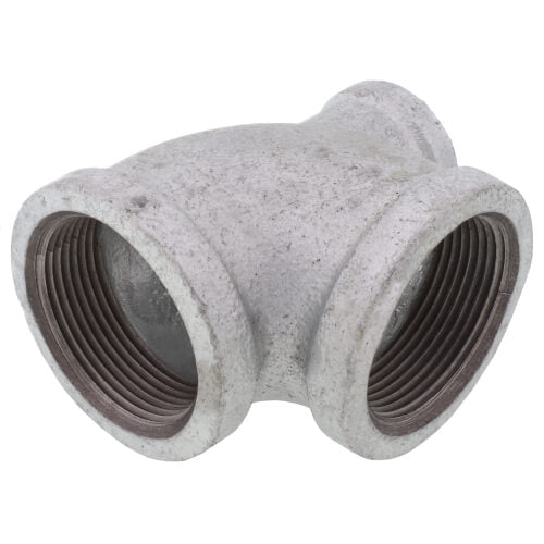 EVERFLOW Everflow GMRT1213 1-1/2 X 3/4 X 1-1/2 Galvanized Reducing Tee