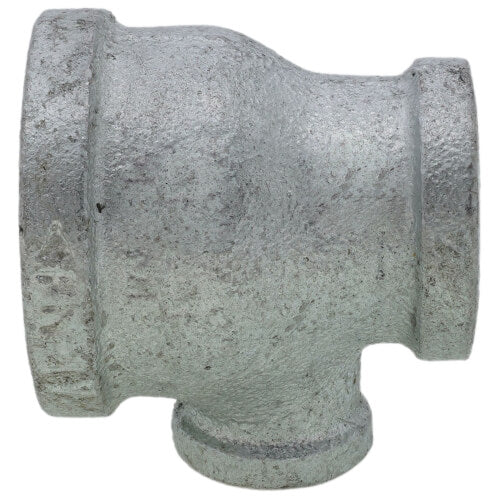 EVERFLOW Everflow GMRT1214 | 1-1/2 X 1 X 1/2 Galvanized Reducing Tee | GMRT1214