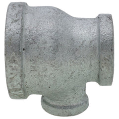Everflow GMRT1214 | 1-1/2 X 1 X 1/2 Galvanized Reducing Tee | GMRT1214