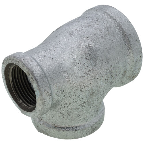 EVERFLOW Everflow GMRT1217 | 1-1/2 X 1 X 1-1/4 Galvanized Reducing Tee | 3 Sizes