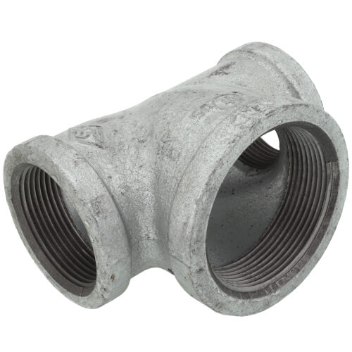 EVERFLOW Everflow GMRT1224 1-1/2 x 1-1/4 x 2 Galvanized Reducing Tee