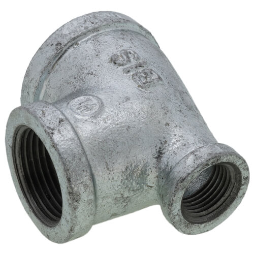 EVERFLOW Everflow GMRT1406 1-1/4 x 1/2 x 1 Galvanized Reducing Tee