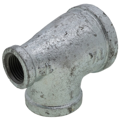 EVERFLOW Everflow GMRT1406 1-1/4 x 1/2 x 1 Galvanized Reducing Tee