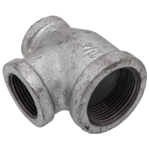 EVERFLOW Everflow GMRT1410 | 1-1/4 x 3/4 x 1 Galvanized Reducing Tee | 3 Sizes