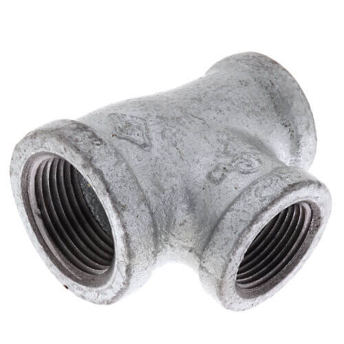 EVERFLOW Everflow GMRT2019 Galvanized Reducing Tee 2 X 1-1/2 X 1-1/2