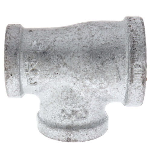 EVERFLOW Everflow GMRT2019 Galvanized Reducing Tee 2 X 1-1/2 X 1-1/2