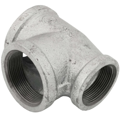 EVERFLOW Everflow GMRT2020 | 2 X 1-1/2 X 2 Galvanized Reducing Tee | GMRT2020