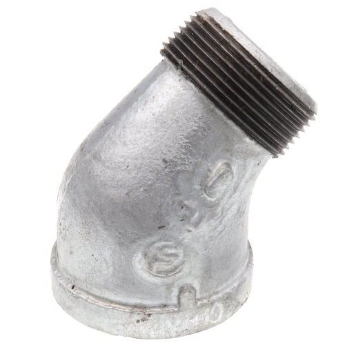 EVERFLOW Everflow GMSF0112 | 1-1/2 Galvanized Street Elbow 45