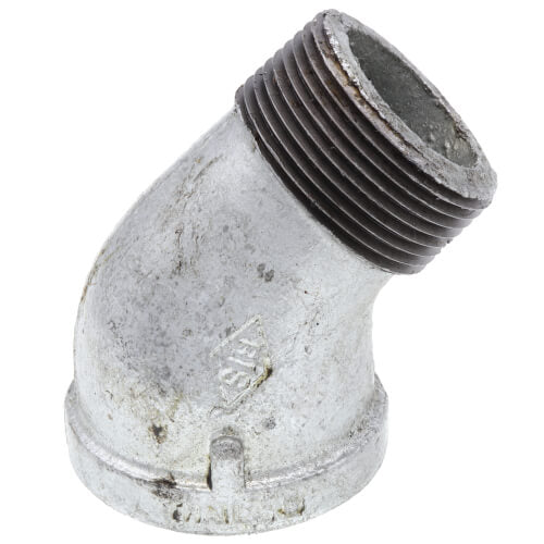 EVERFLOW Everflow GMSF0114 1-1/4 Galvanized Street Elbow 45