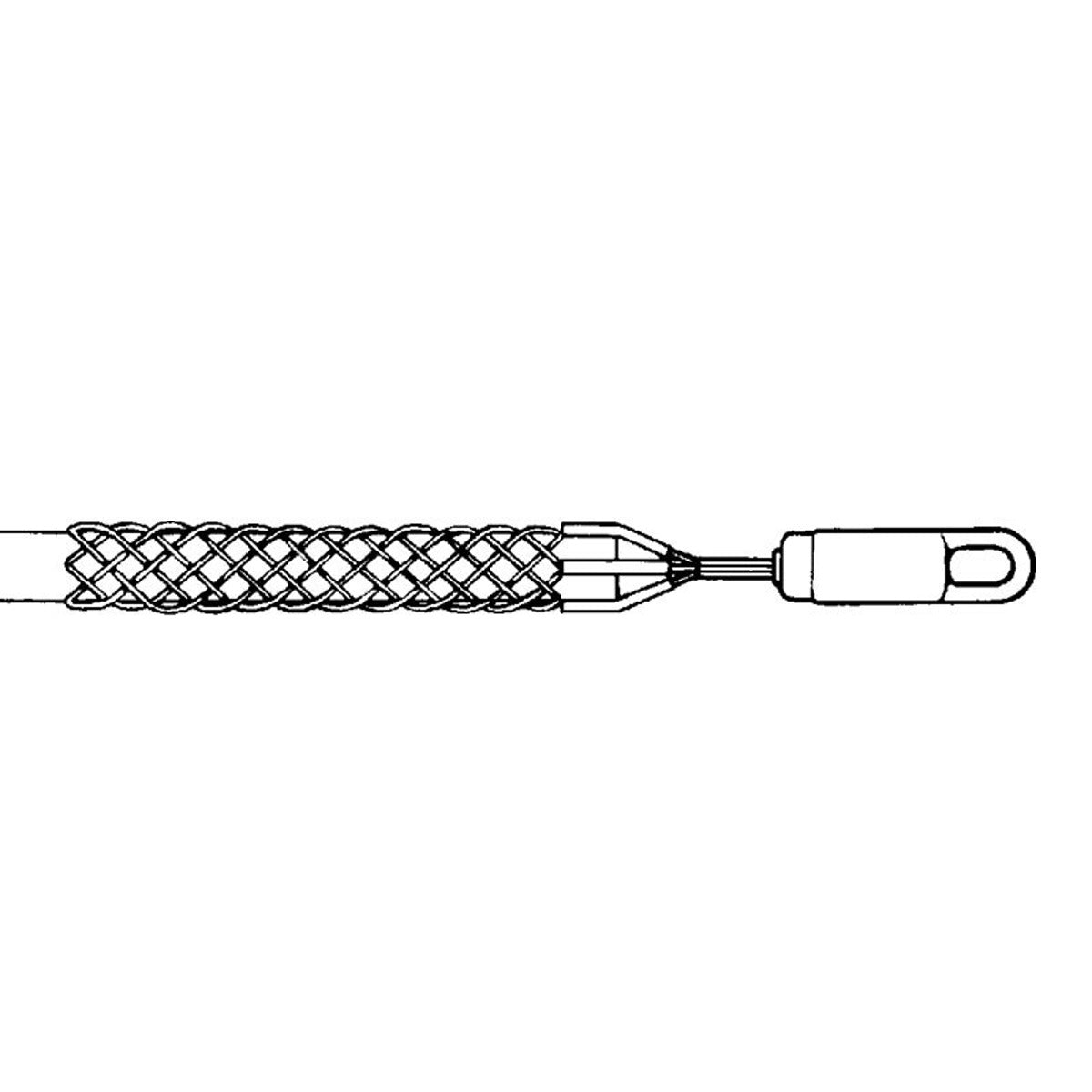 GREENLEE Greenlee 30462 Galvanized Steel Swivel/Rotating Eye Double Weave Conduit Pulling Grip