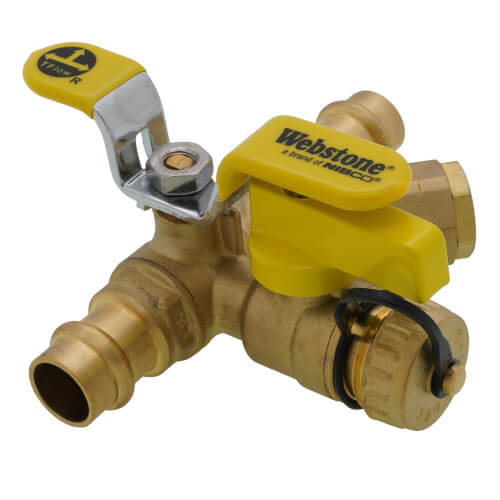 WEBSTONE Webstone H-81562W 1/2 Press Lead-Free Pro-Pal Ball Drain Strainer