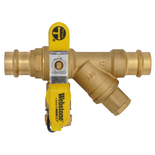 WEBSTONE Webstone H-81563W 3/4 Press Lead-Free Pro-Pal Ball Drain Strainer Replacement
