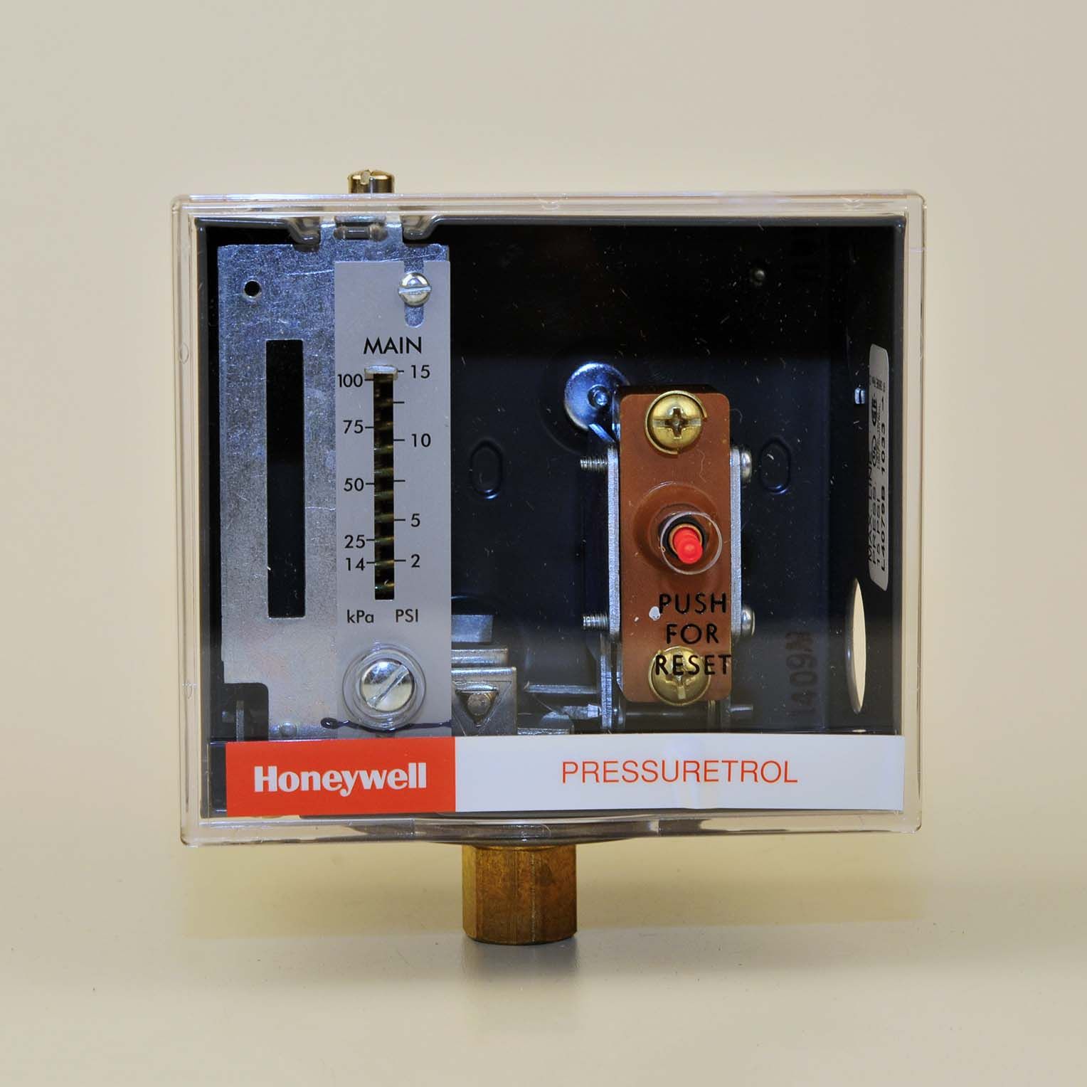 HONEYWELL Honeywell L4079B1033 Pressuretrol Controller Manual Reset 2-15 PSI