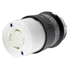 Leviton 3433-C Connector LKG 120/208VAC 30A 4 4 BK/WHT