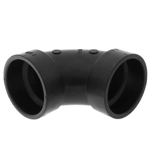 NIBCO Nibco I055300 5807 1-1/2 Hub ABS DWV 90 Elbow