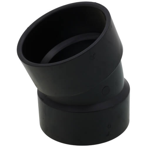 NIBCO Nibco I079400 5808 3 Hub ABS DWV 22-1/2 Elbow I079400