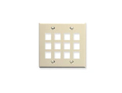icc-ic107f12al-faceplate-flat-2-gang-12-port-almond-ic107f12al.webp