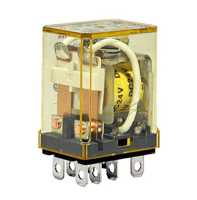 IDEC IDEC RH3B-ULAC120V Power Relay 120VAC 10A 3PDT Blade Terminals