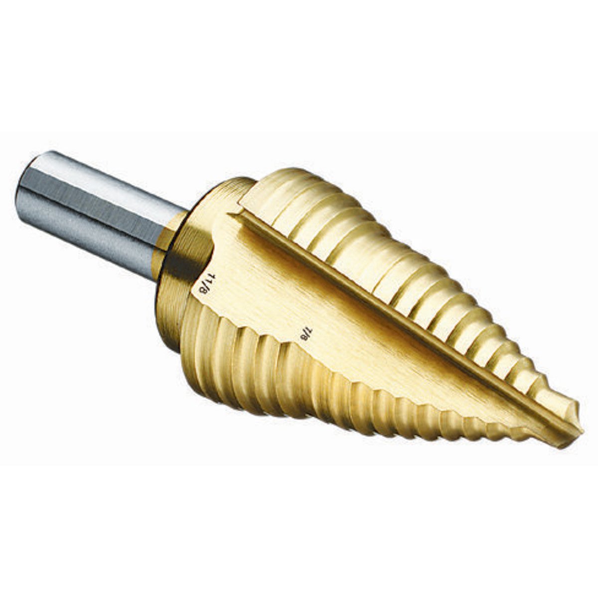 IDEAL Ideal 35-515 Drill Bits, IDEAL Step Drill, 1/4 to 1-1/8 inch, 16 Hole Sizes