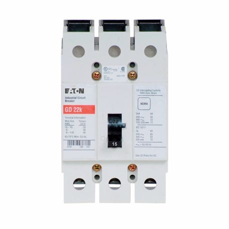 EATON GD3015 CIRCUIT BREAKERS