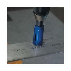 IRWIN 373218BX Hole Saw, Linear Edge, 160 RPM, 2-1/8 Diameter, Bi-Metal, Boxed