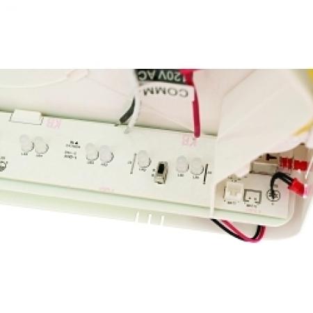 LITHONIA LIGHTING Lithonia Lighting ECRGRDM6 LED Emergency Combination Unit, Exit Sign Plus Emergency Lighting Combo, LED Lamp, 120/277 VAC, EXIT Legend