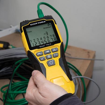 KLEIN TOOLS Klein VDV501-851 Cable Tester with Scout Pro 3 Tester, Remotes, Adapter and Battery