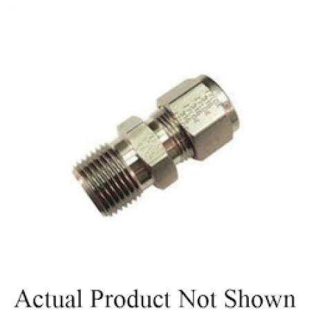 TYLOK Tylok SS-8-DMC-6 Stainless 1/2 CBC Tube x 3/8 MNPT Straight Male Connector