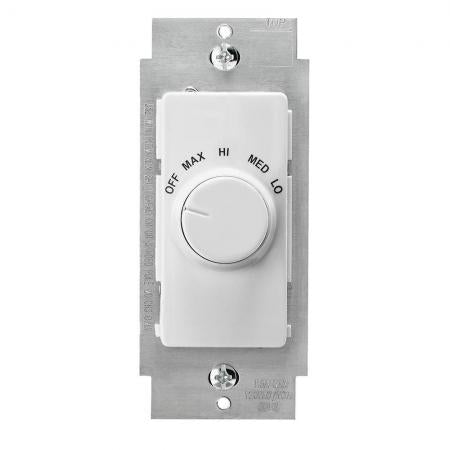 LEVITON Leviton RTF01-10I Decora Illumatech Quiet Fan Speed Control 120 VAC 1.5 A Ivory