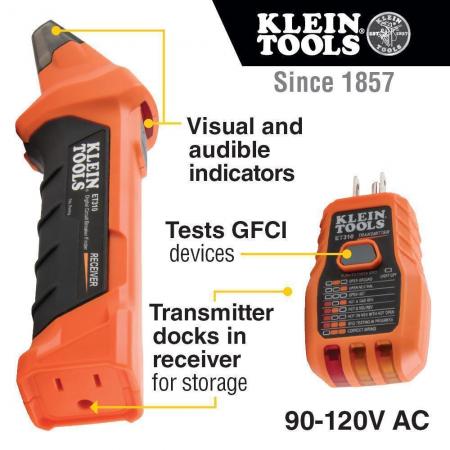 KLEIN TOOLS Klein Tools ET310 Digital Circuit Breaker Finder with GFCI Outlet Tester