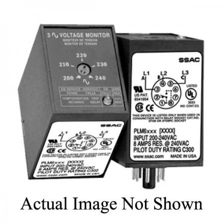 LITTELFUSE Littelfuse PLM6405 Electromechanical Relay 200 to 240VAC 10A SPDT 60.7x45.2x81.3 mm