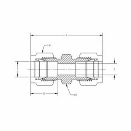 TYLOK TYLOK SS-4-DU CBC-LOK Union 316 Stainless Steel